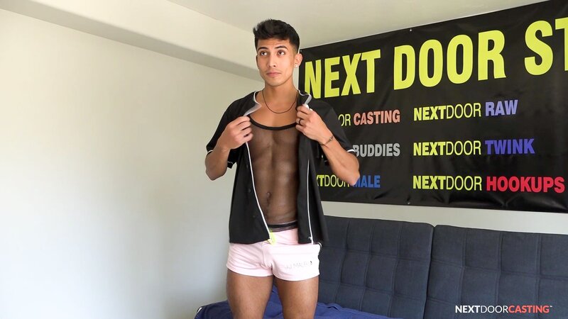 Romeo Foxx strokes his hard dick