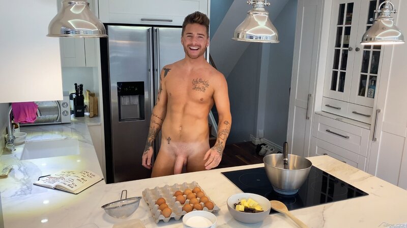 Naked Baking with Josh Moore, Scene 01