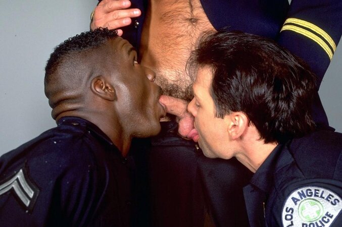 Gay Interracial Threesome