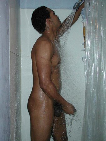 Black Gay Shower Tease