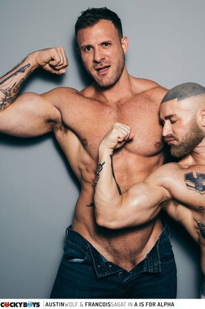 Austin Wolf fucks Francois Sagat