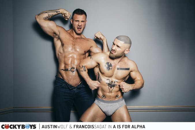 Austin Wolf fucks Francois Sagat