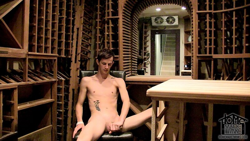 Stroking In The Wine Cellar