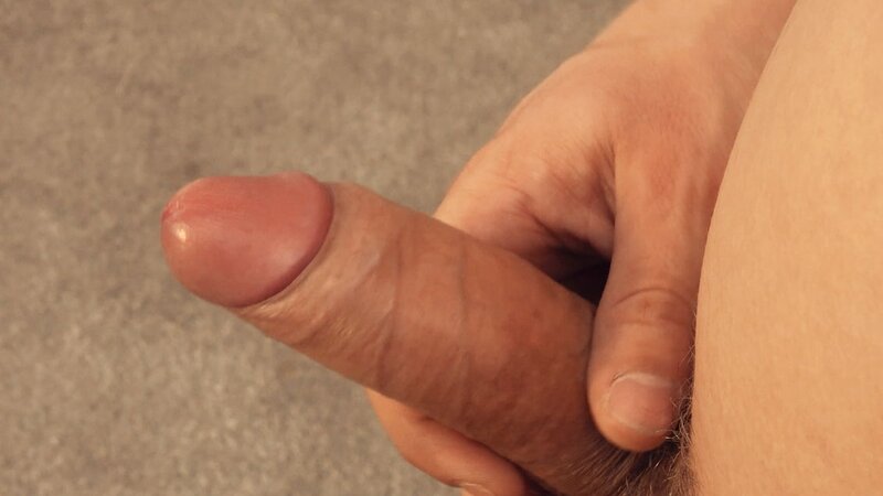 Donnie Gifford strokes his uncut cock