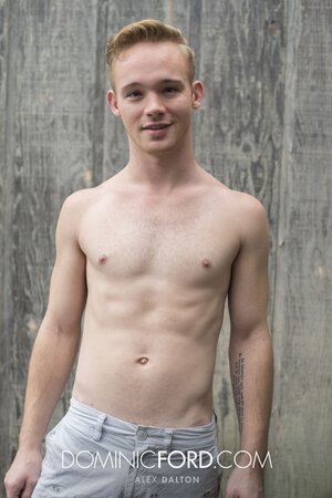 Alex Dalton shows off his hot body