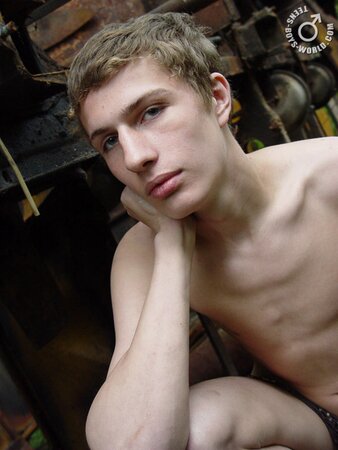 Gosha showcases his naked body in bizarre outdoor outfits