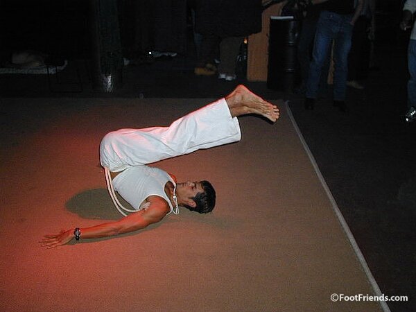 Adam joins Brandon for a playful foot-focused capoeira