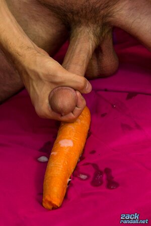 Twink Marcus Rivers strokes his hard cock while dressed as the Easter Bunny