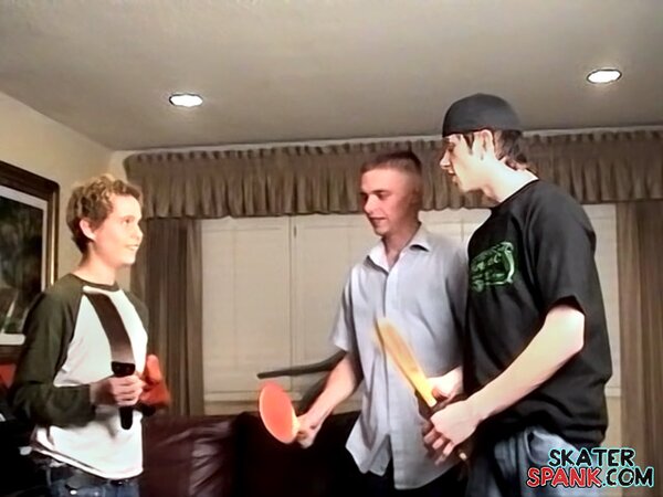 Brandon Keene, DK, Grant Hiller and Ian Madrox get together for spanking