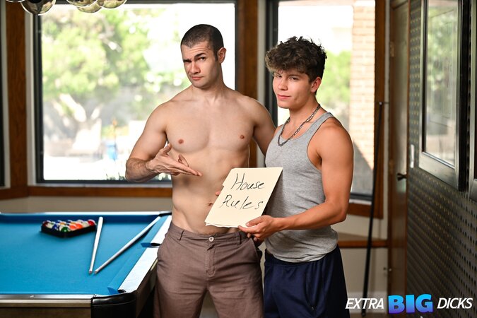 Drake Von and Kyler Drayke discover the no-clothes rule on vacation