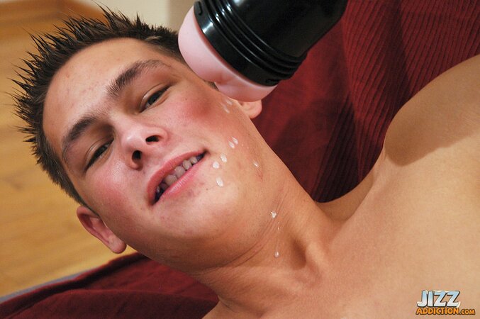 Cristian enjoys a messy finish after using his Fleshlight