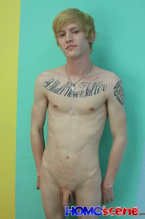 19yo emo stud earns his first money by stripping naked