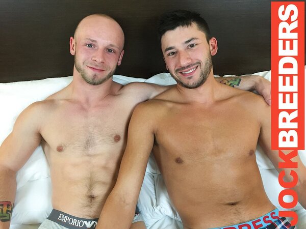 Scott DeMarco and Bjorn Manning finish with a creamy load together