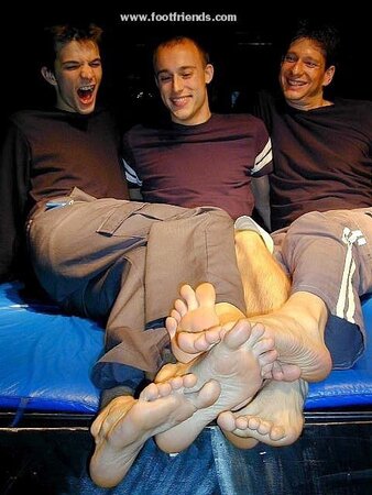 Twink Brandon models his feet but ends up getting them tickled instead