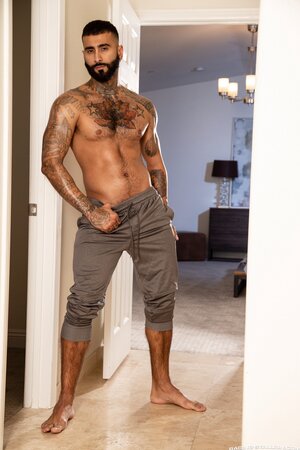 Rikk York takes Jesse Zeppelin and Sharok cock in 3some