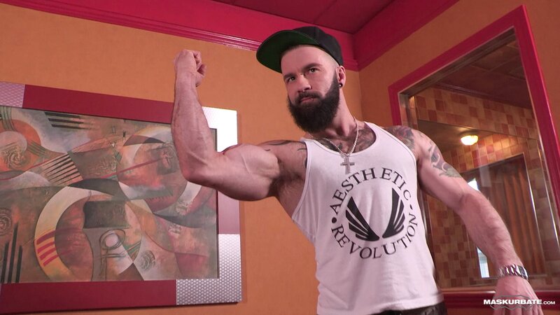 Manuel Deboxer jerks off hard in a raw solo scene with Pascal