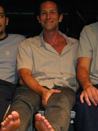 Footguys show meaty feet at Foot Friends NYC event