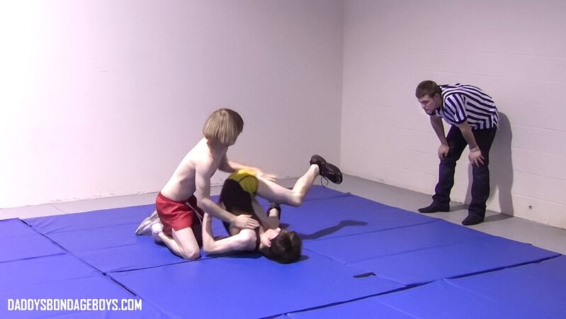 Master Tye trains Adam Clark with cock bouncing moves