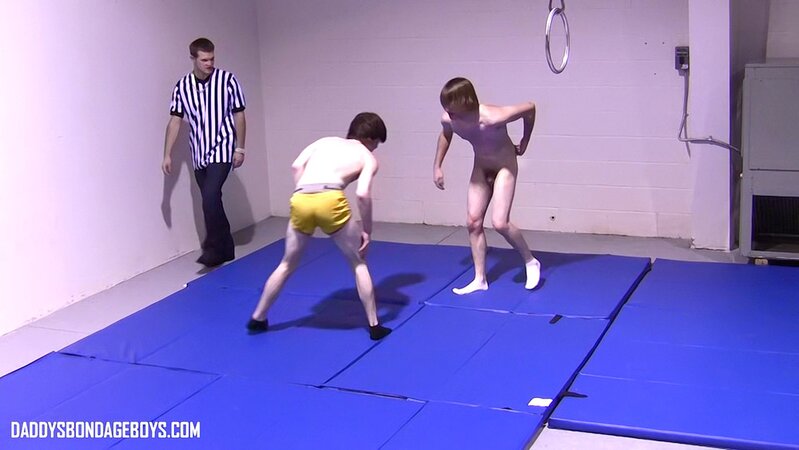 Master Tye trains Adam Clark with cock bouncing moves