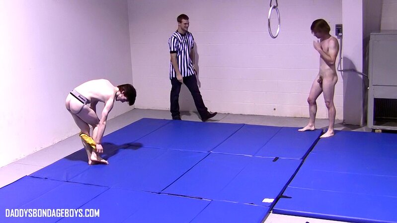 Master Tye trains Adam Clark with cock bouncing moves