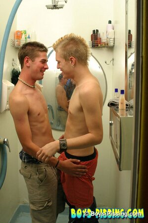 Shane Allen fucks Yuri hard in the shower and cums