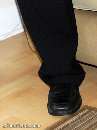 Smith teases with his wide feet and smooth muscles