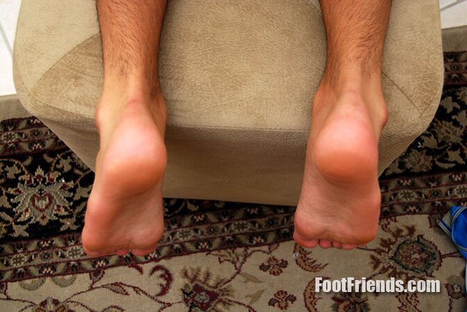 Marco puts feet in your face and teases you hard