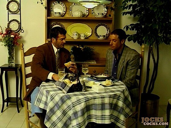 Mark Mason and Peter Wilder share beefcake cock love