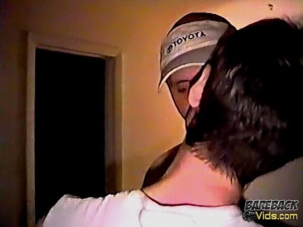 Hot cum spills on Derek lips after sex with Corey