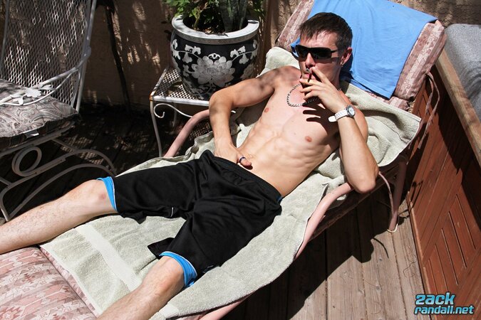 Adam Hess flashes his tight hole and jerks off in a hot outdoor solo