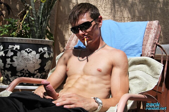 Adam Hess flashes his tight hole and jerks off in a hot outdoor solo