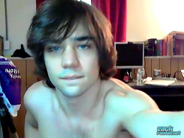 Zack Randall wanks his big dick and tastes semen