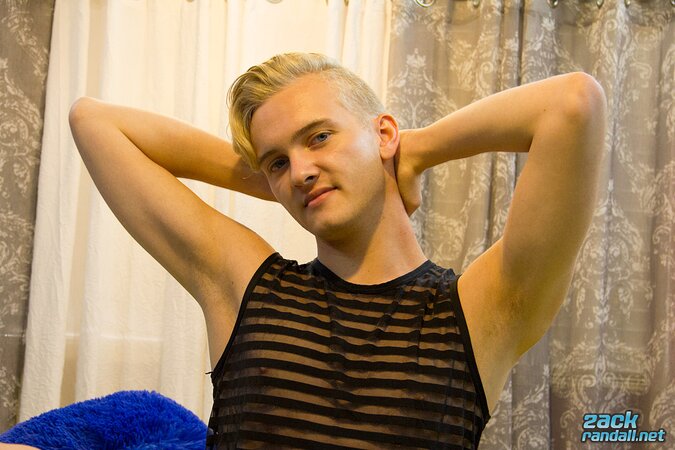 Oliver Tucker fucks his ass with a dildo and cums