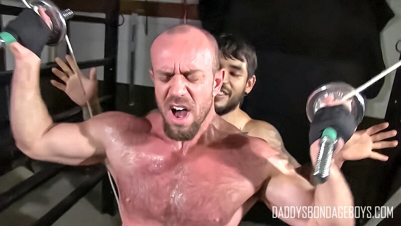 Matt Stevens cums despite Draven Torres’s pain