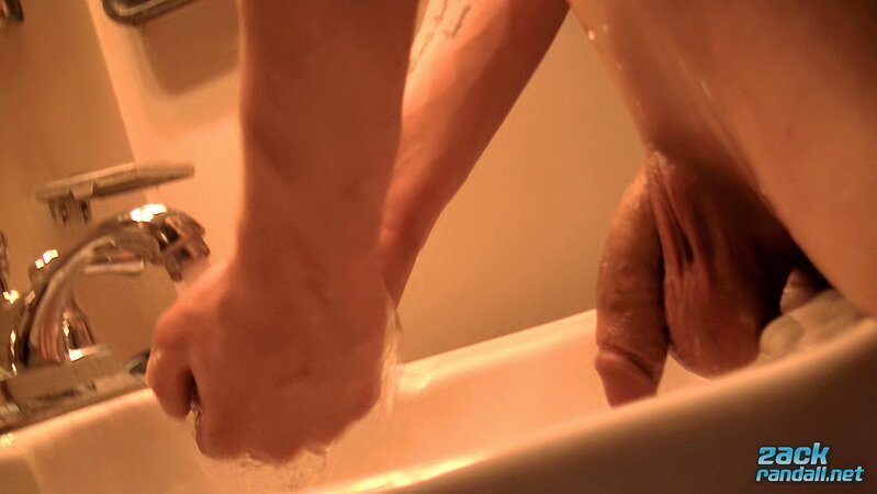 Tony Thickdick’s smooth cock get stroked after a hot shave