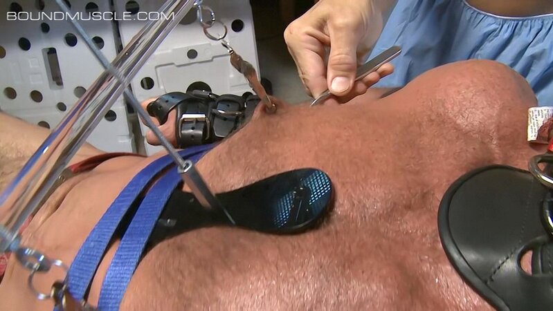 Chad Brock gets strapped, blindfolded, and teased by Joe Giovanni