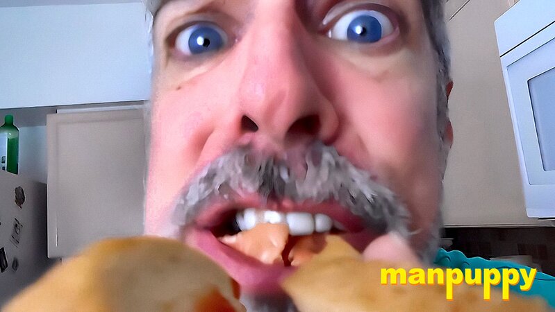 Richard Lennox gets humiliated and eaten by his giant step-dad in the kitchen