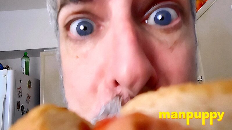 Richard Lennox gets humiliated and eaten by his giant step-dad in the kitchen
