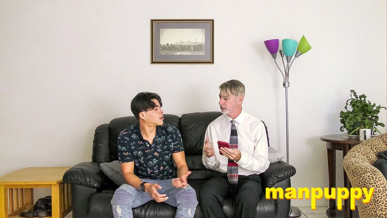 Richard Lennox humiliates and spanks Julian Jaden in the office