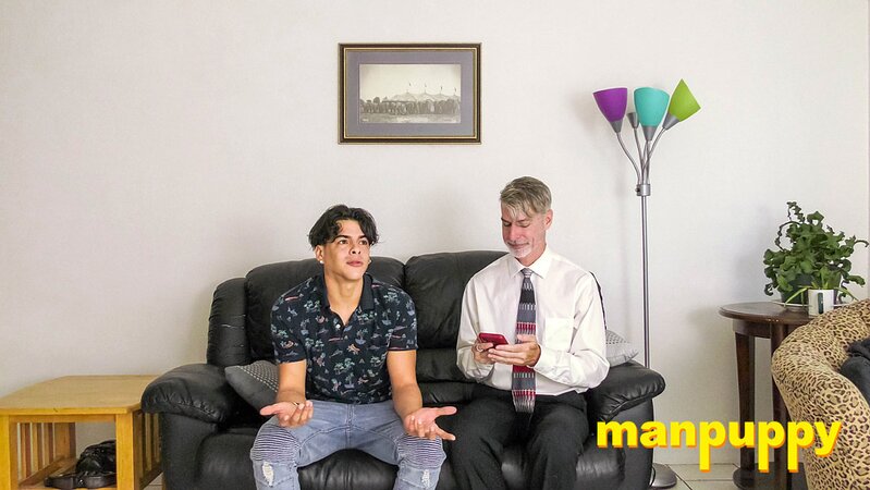 Richard Lennox humiliates and spanks Julian Jaden in the office