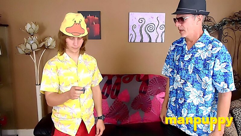Richard Lennox spanks stepson Elis Ataxxx’s bare ass hard