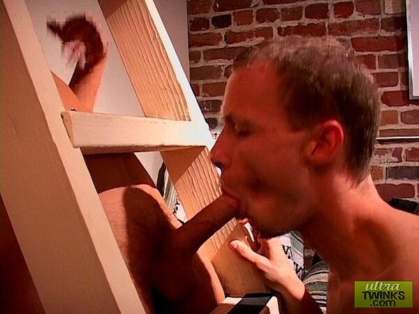 Casey Morgan fucks Tyler Hicks’ tight ass hard in secret basement