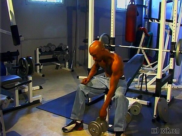 Brandon Tamarin bends over to take Bam’s big black cock deep inside