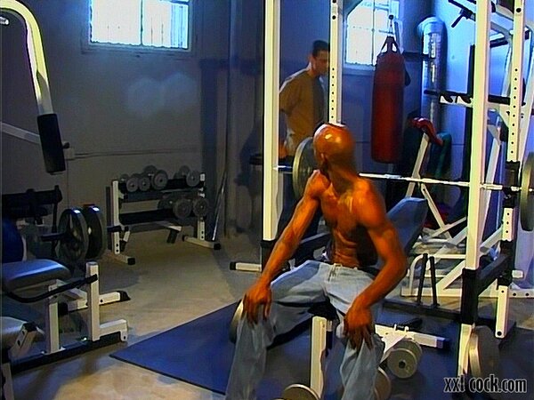 Brandon Tamarin bends over to take Bam’s big black cock deep inside