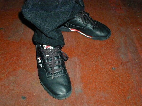 Men flaunt dirty sneakers with confidence
