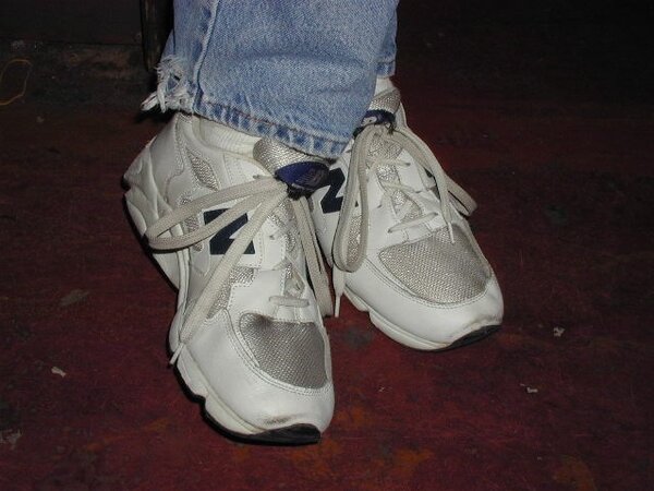 Men flaunt dirty sneakers with confidence