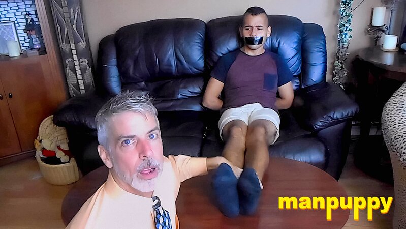 Jose Cortez is tied and tickled for Professor Lennox’s class