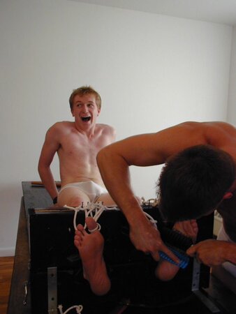 Bryan tickles Francis before fucking him hard