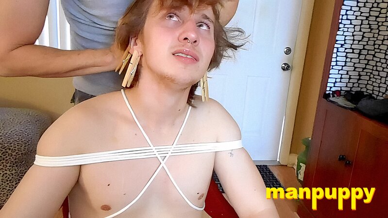 Richard Lennox puts clothespins on Elis Ataxxx’s ears to tease him