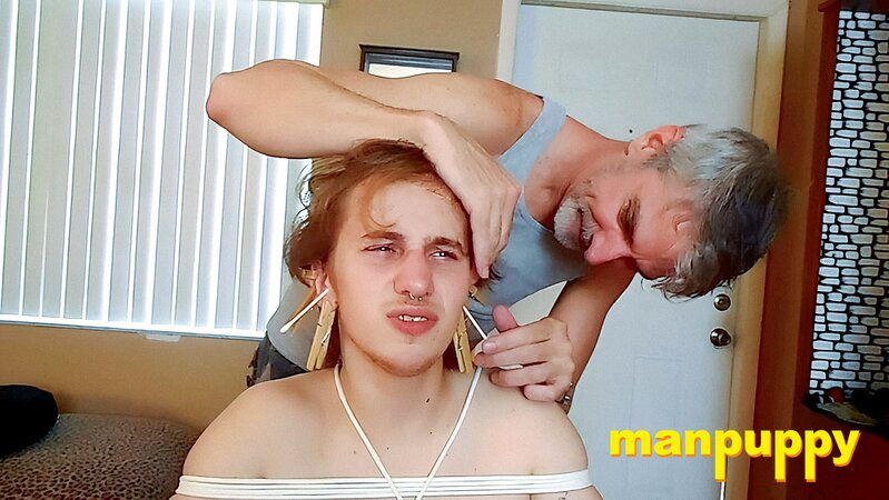 Richard Lennox puts clothespins on Elis Ataxxx’s ears to tease him
